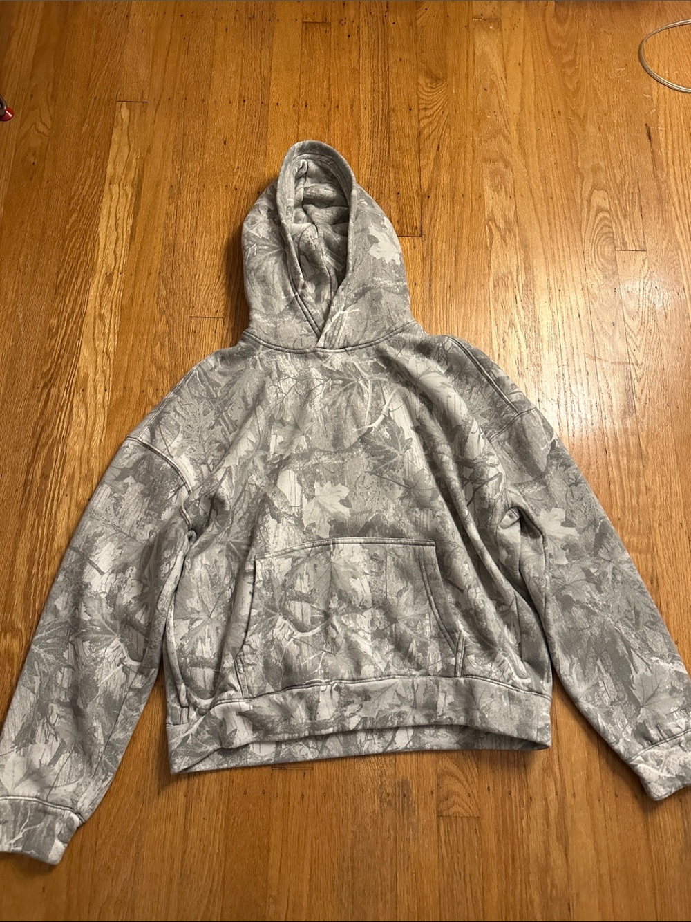 Gray Camouflage Hoodie